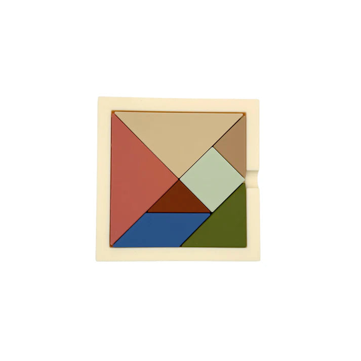 Tangram de Silicona – Juego Lógico y Sensorial