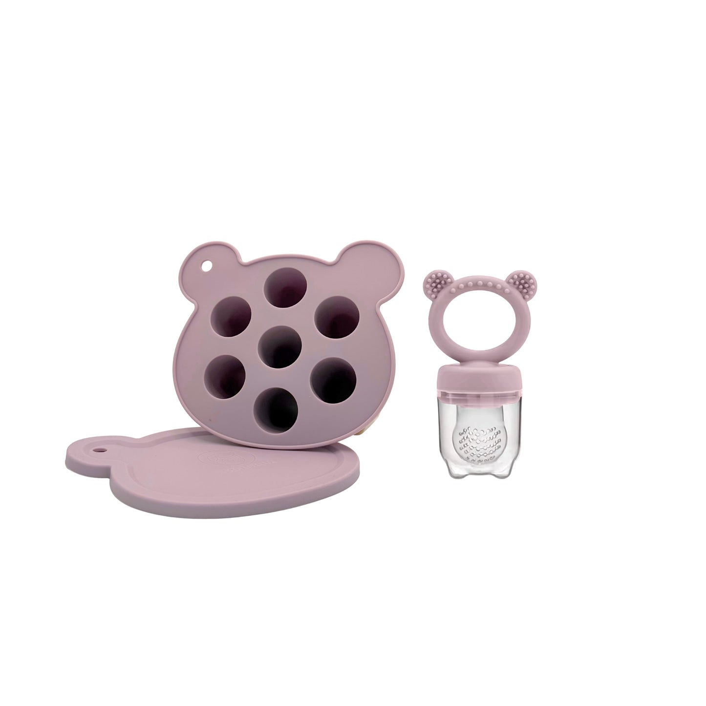 Set Chupeta Alimentador + Cubetera SiliBilly Introducción Segura de Sólidos