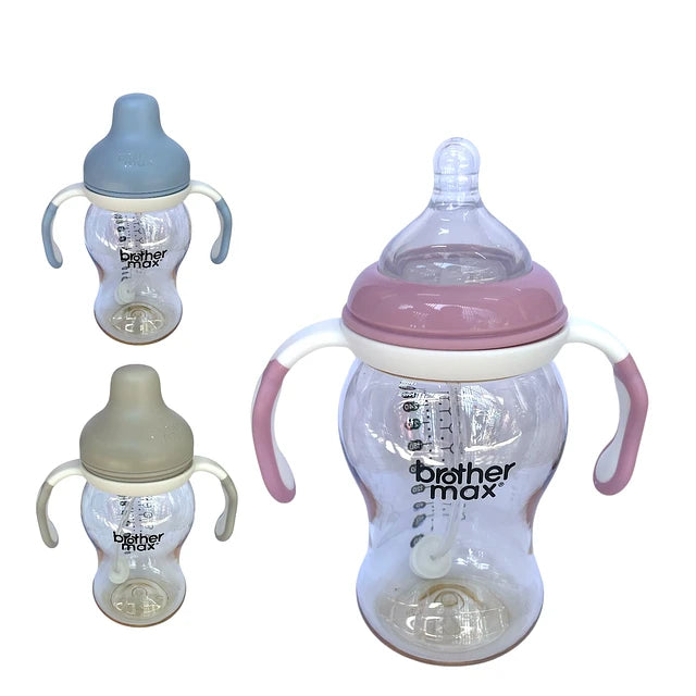 Mamadera con Asas Wide Neck 300ml