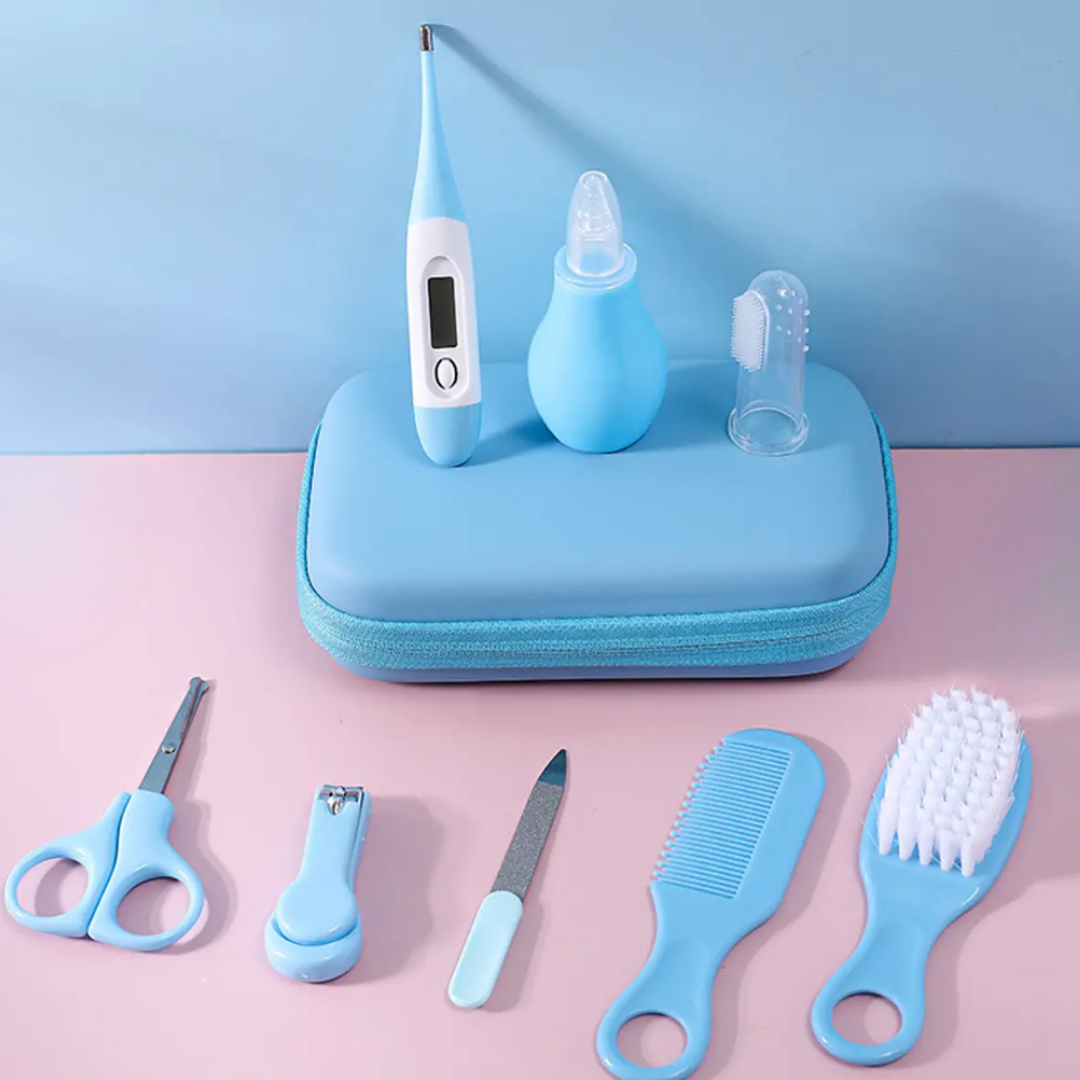 Set Higiene Recién Nacido – Estuche Cortaúñas Termómetro