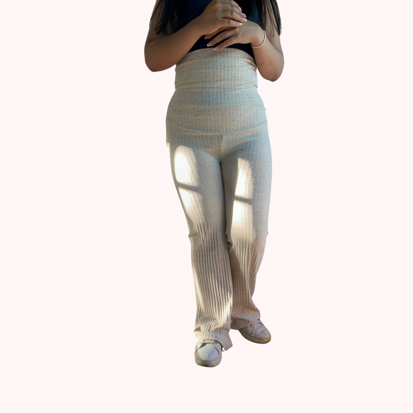 Pantalon maternal Beige