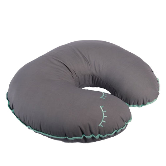 Cojín de Lactancia Soft Gris Pestaña Menta