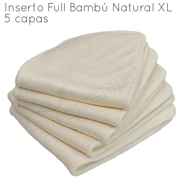 Inserto Bambú Natural 5 capas