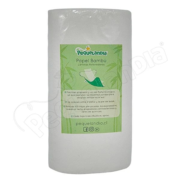 Papel Bambú para bebé 100 hojas