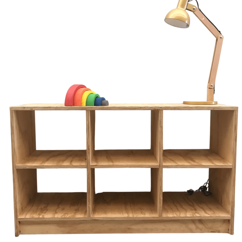 Juguetero de Madera con Divisiones Organización Infantil