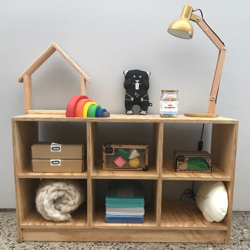 Juguetero organizador sin cajas