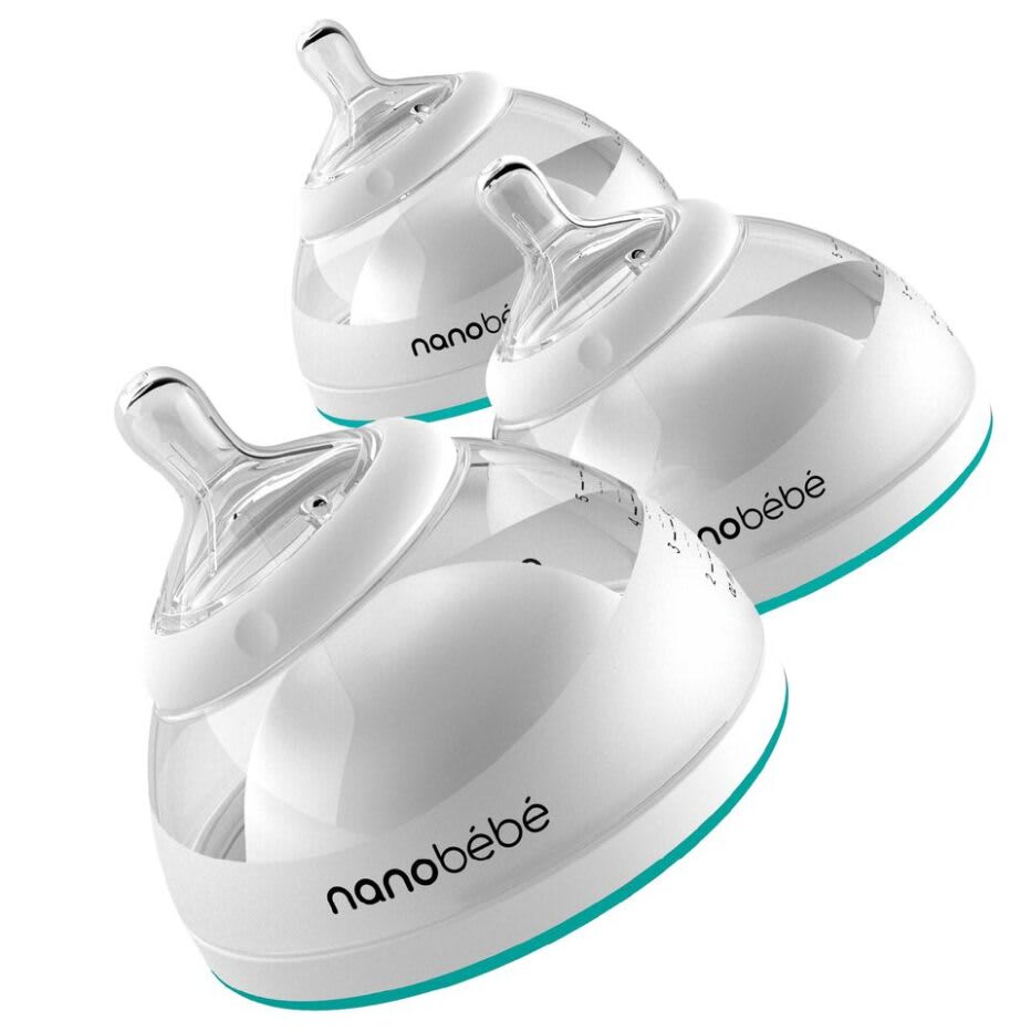 Set 3 Mamaderas NanoBebé Anticólico 150mL