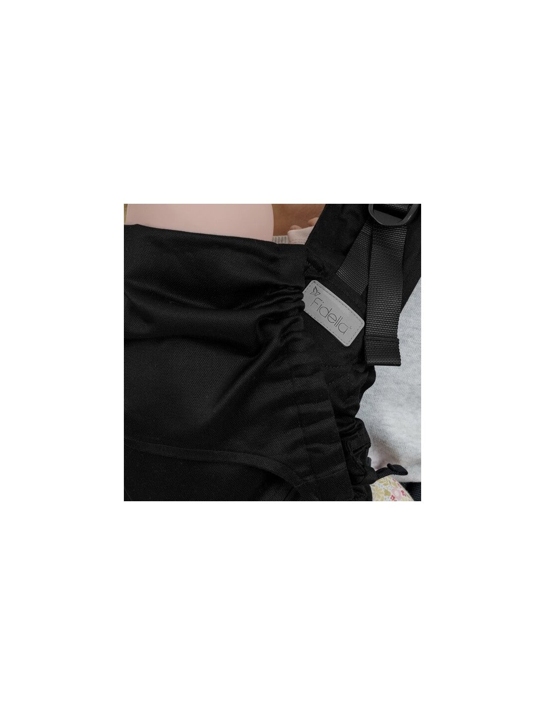 Mochila Ergonómica Evolutiva Fidella 2.0 Chevron Black