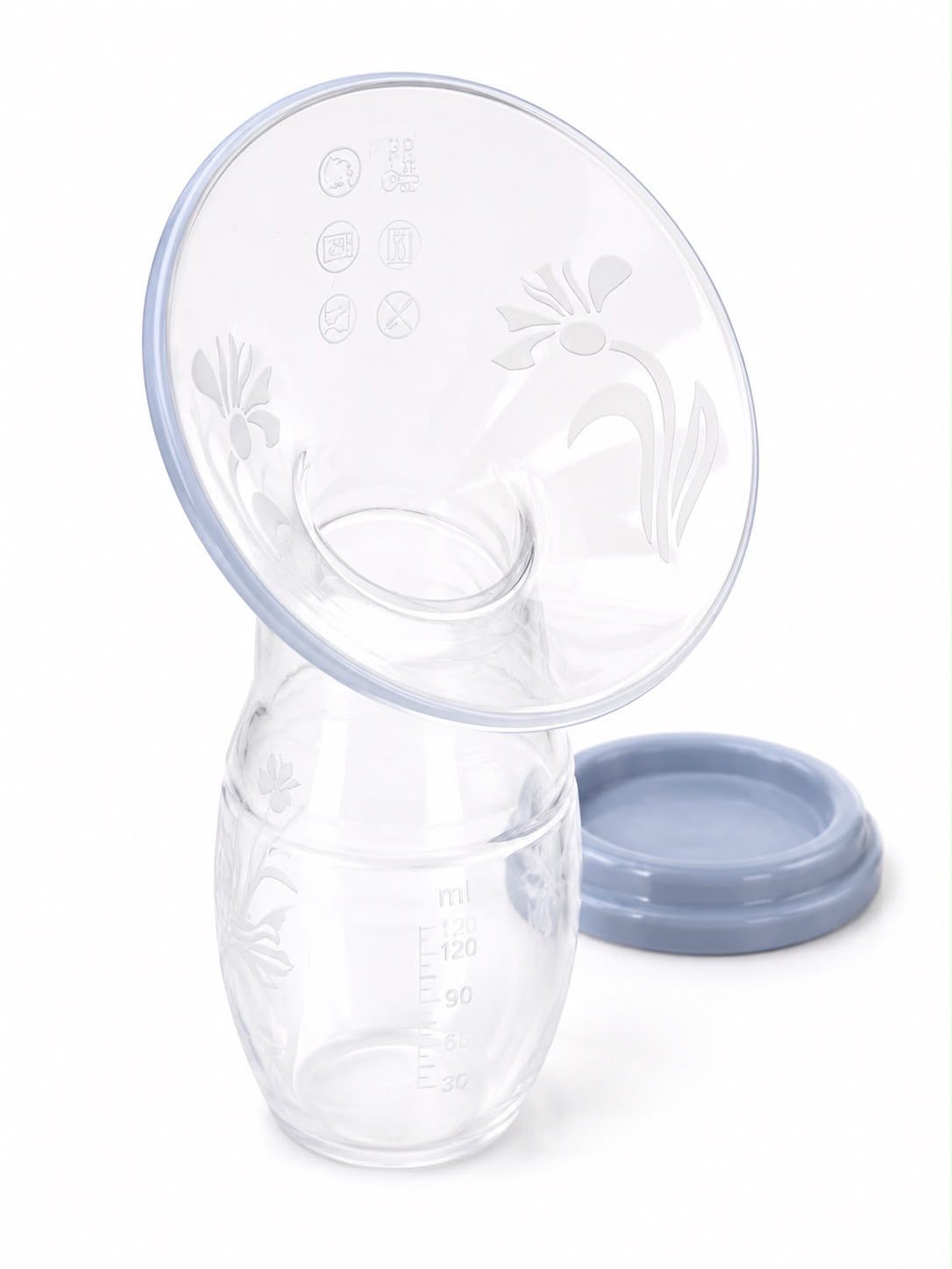 Recolector de leche de silicona
