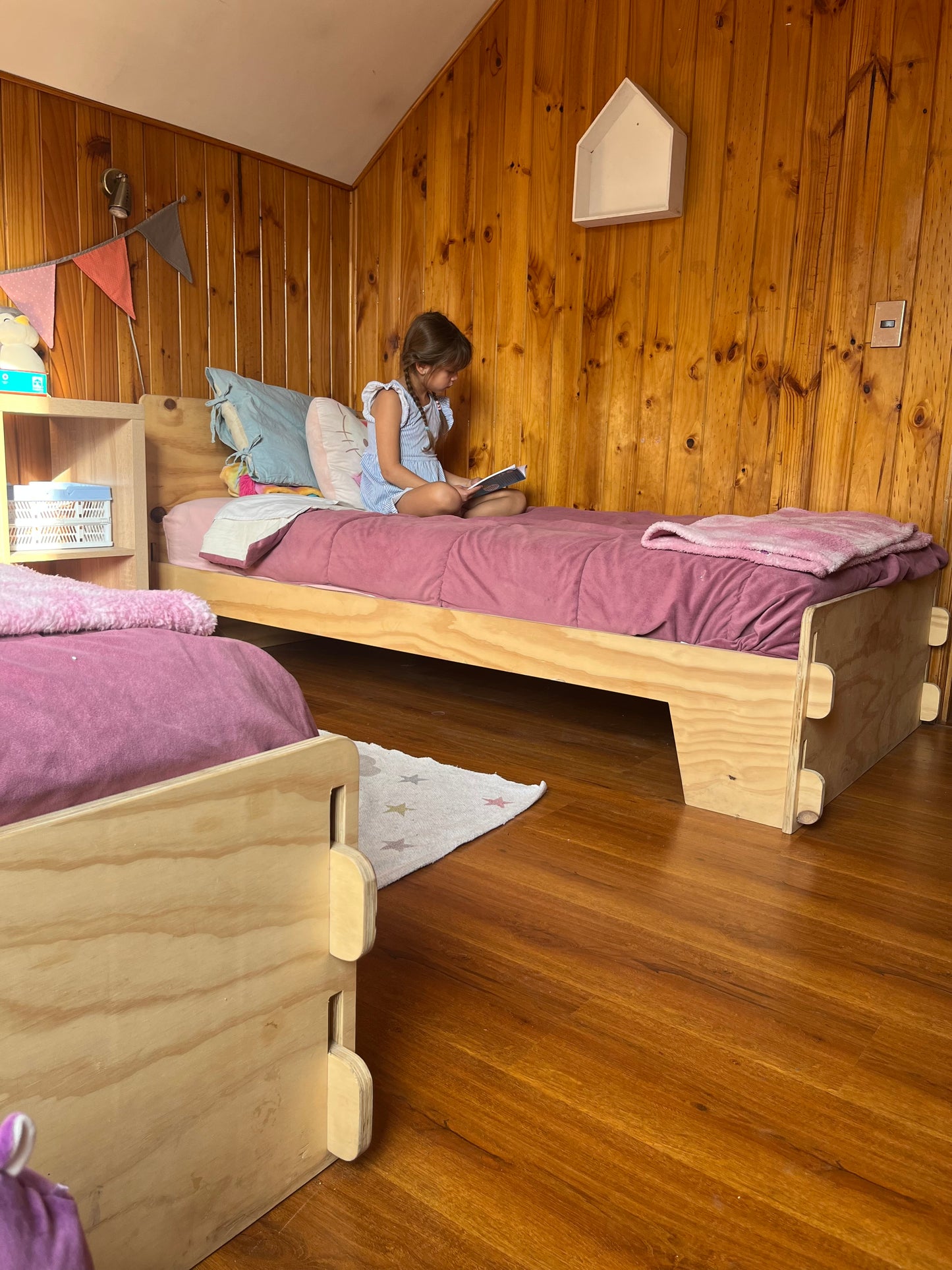 Cama ensamble Crecer 1,5 y 1 plaza
