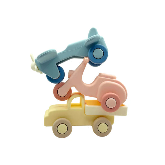Kit Autos de Silicona – Juego Sensorial y Educativo
