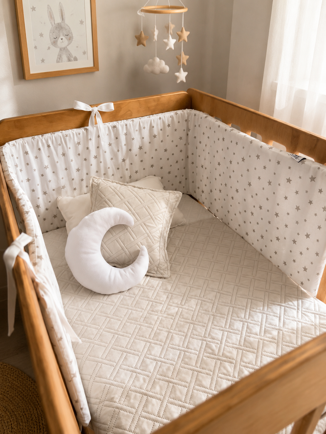 Protector de Cuna Universal – Chichonera Acolchada