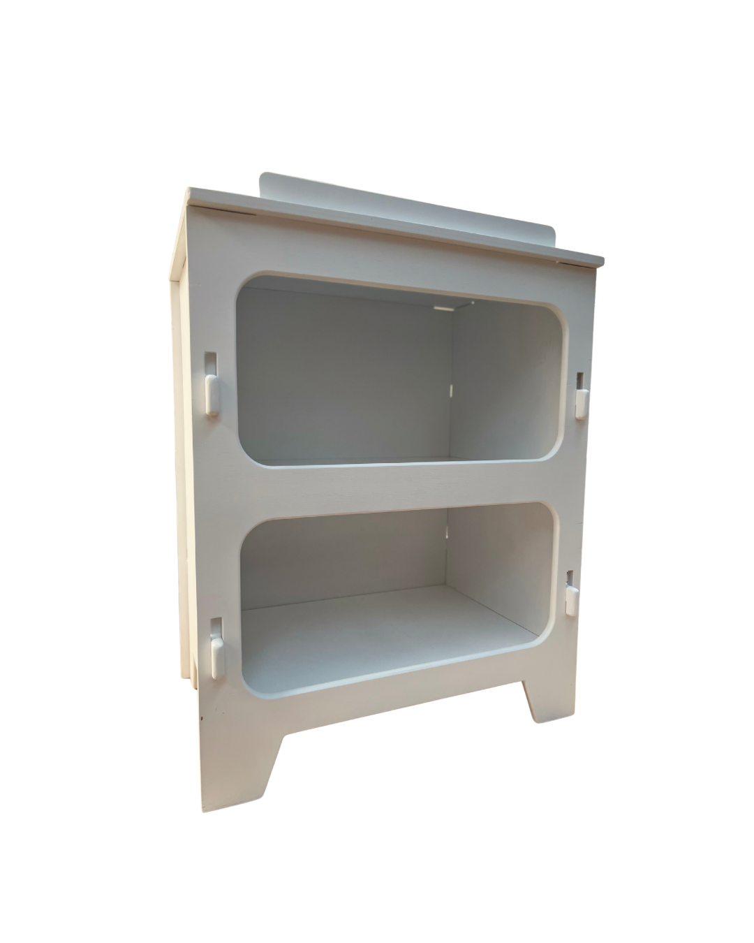 Mudador Blanco para Bebé de Madera | Mudador Ensamble Nueve Lunas B (Reacondicionado)