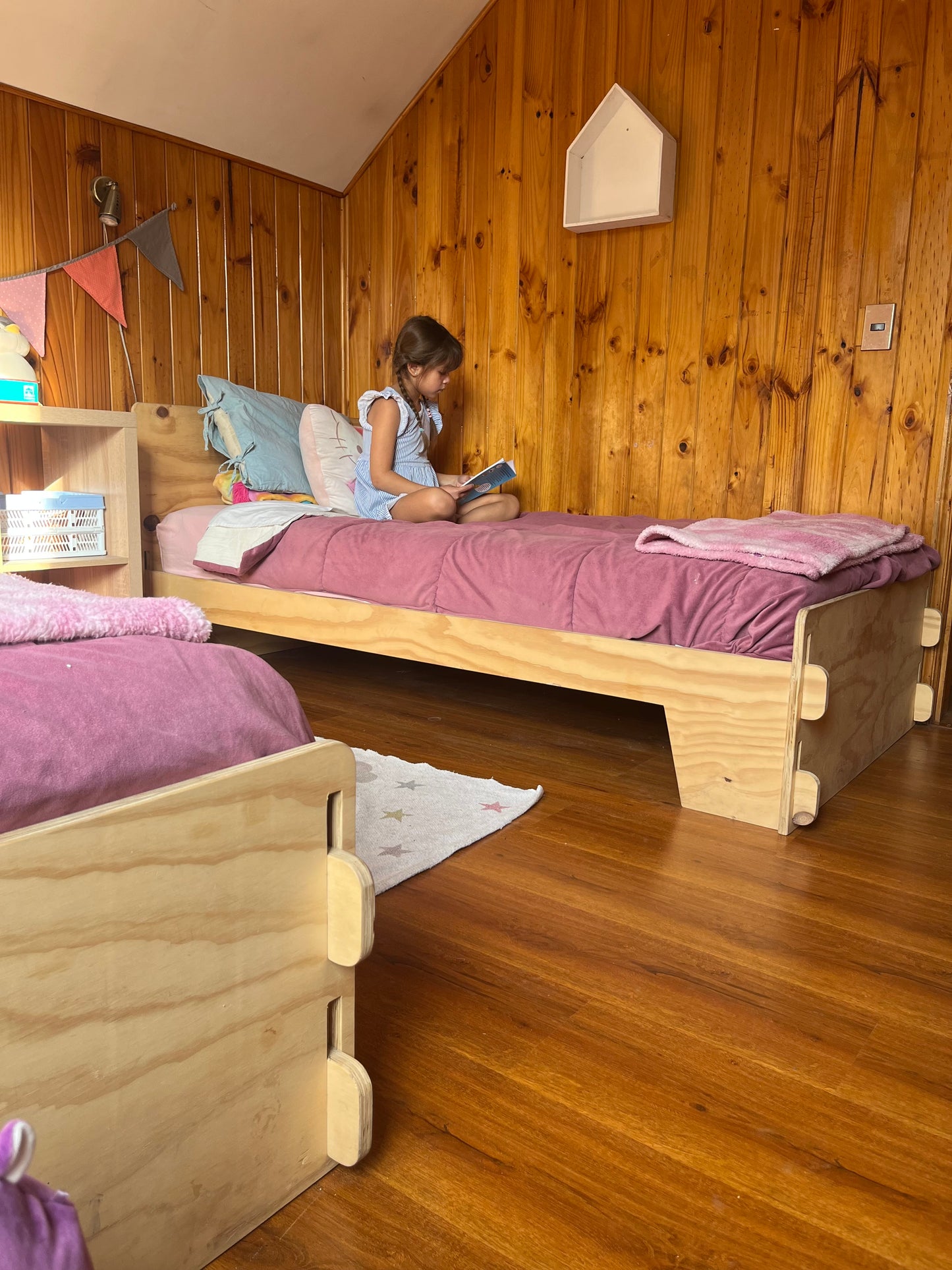 Cama ensamble Crecer 1,5 y 1 plaza