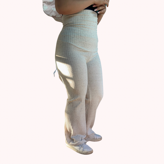 Pantalon maternal Beige