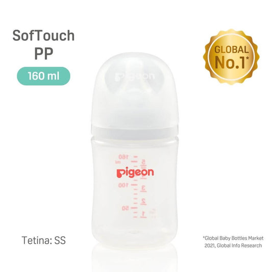 Mamadera Pigeon Softouch de PP 160 ml