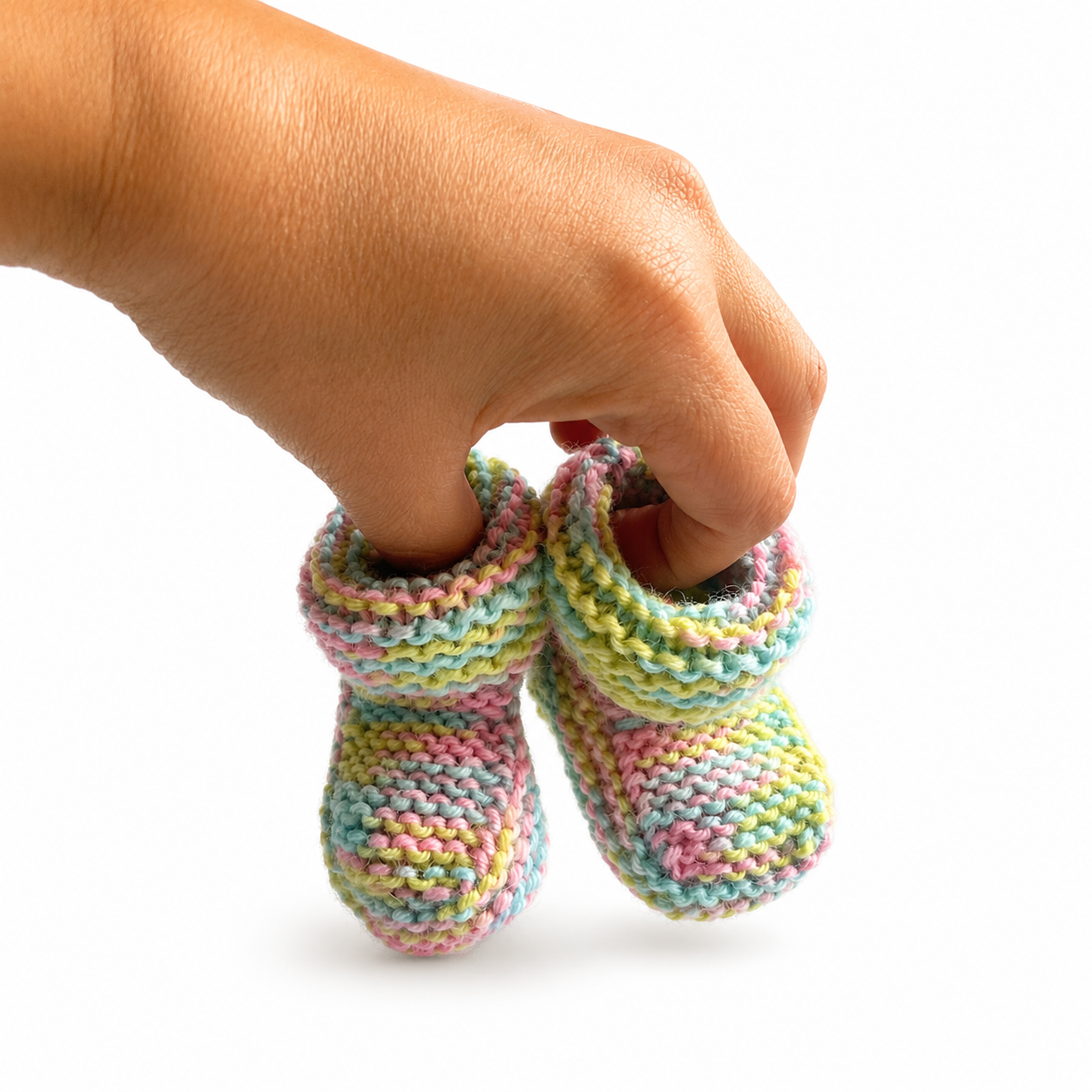 Botines Tejidos a Mano para Bebé