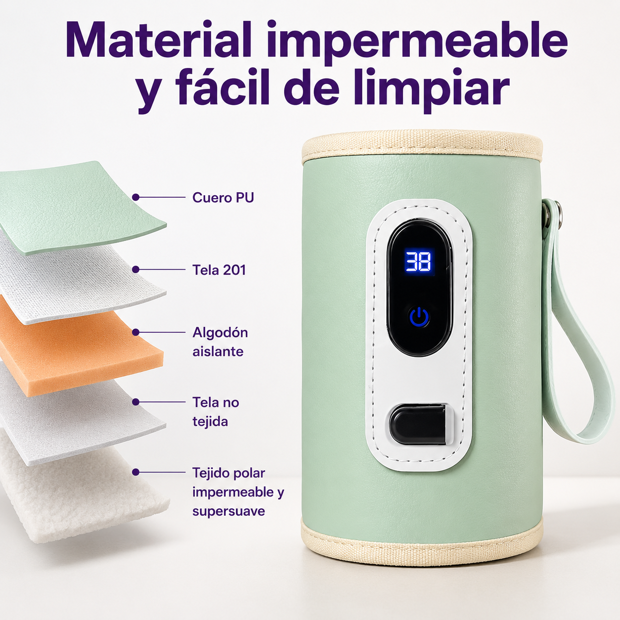 Calentador de Mamadera Portátil USB | Conserva la Temperatura del Biberón