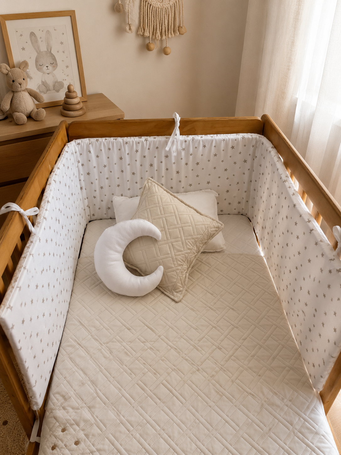 Protector de Cuna Universal – Chichonera Acolchada