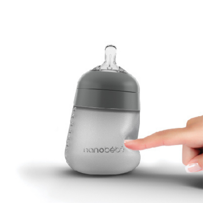 Set 3 Mamaderas Silicona Flexy NanoBebé 270ML