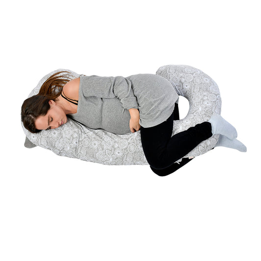Cojín Maternal Mandala Gris
