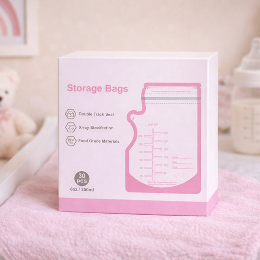 Bolsas para almacenar leche materna 30 unidades | Doble cierre y libres de BPA