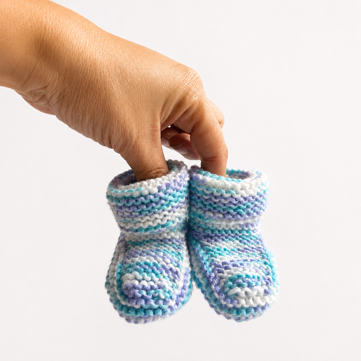 Botines Tejidos a Mano para Bebé