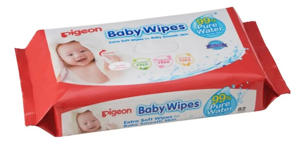 Toallitas Húmedas Pigeon 99% Agua Pura – Pack 6×82 Unidades