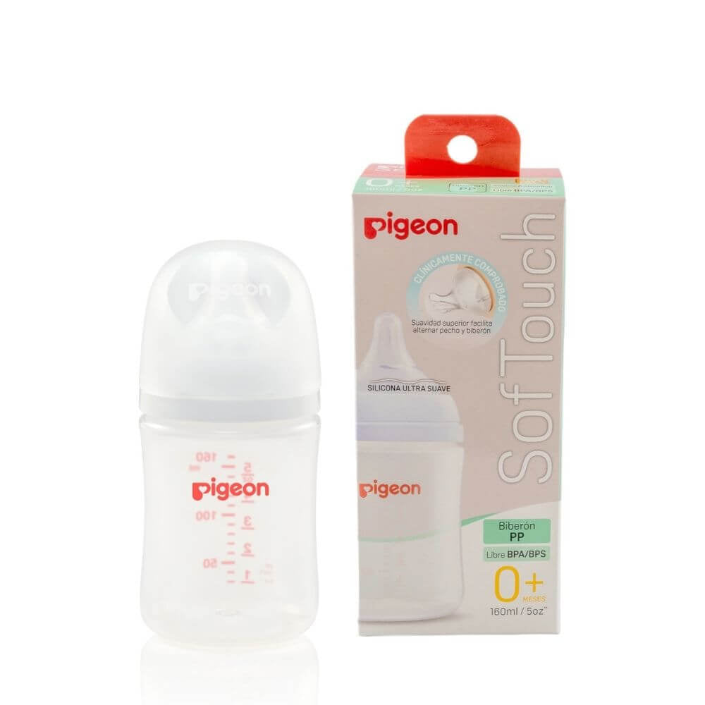 Mamadera Pigeon Softouch de PP 160 ml