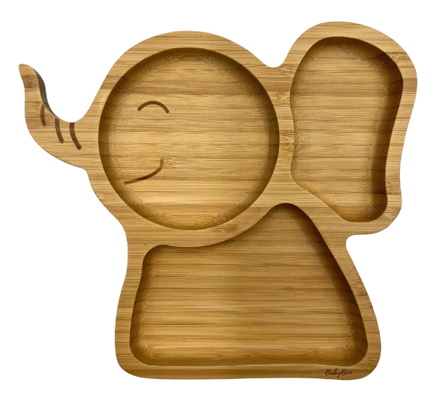 Plato de Bambú Elefante + cuchara
