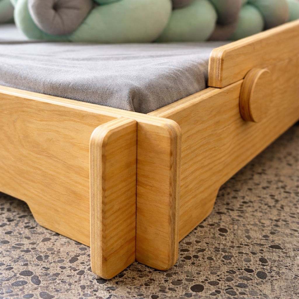 Cama Transición Montessori con Colchón Incluido | Nueve Lunas Chile