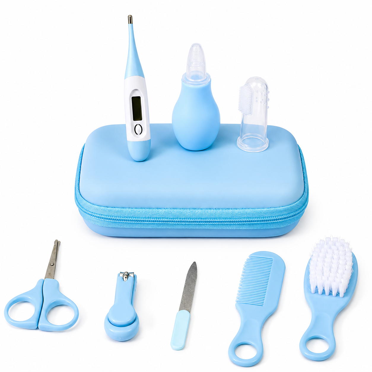 Set Higiene Recién Nacido – Estuche Cortaúñas Termómetro