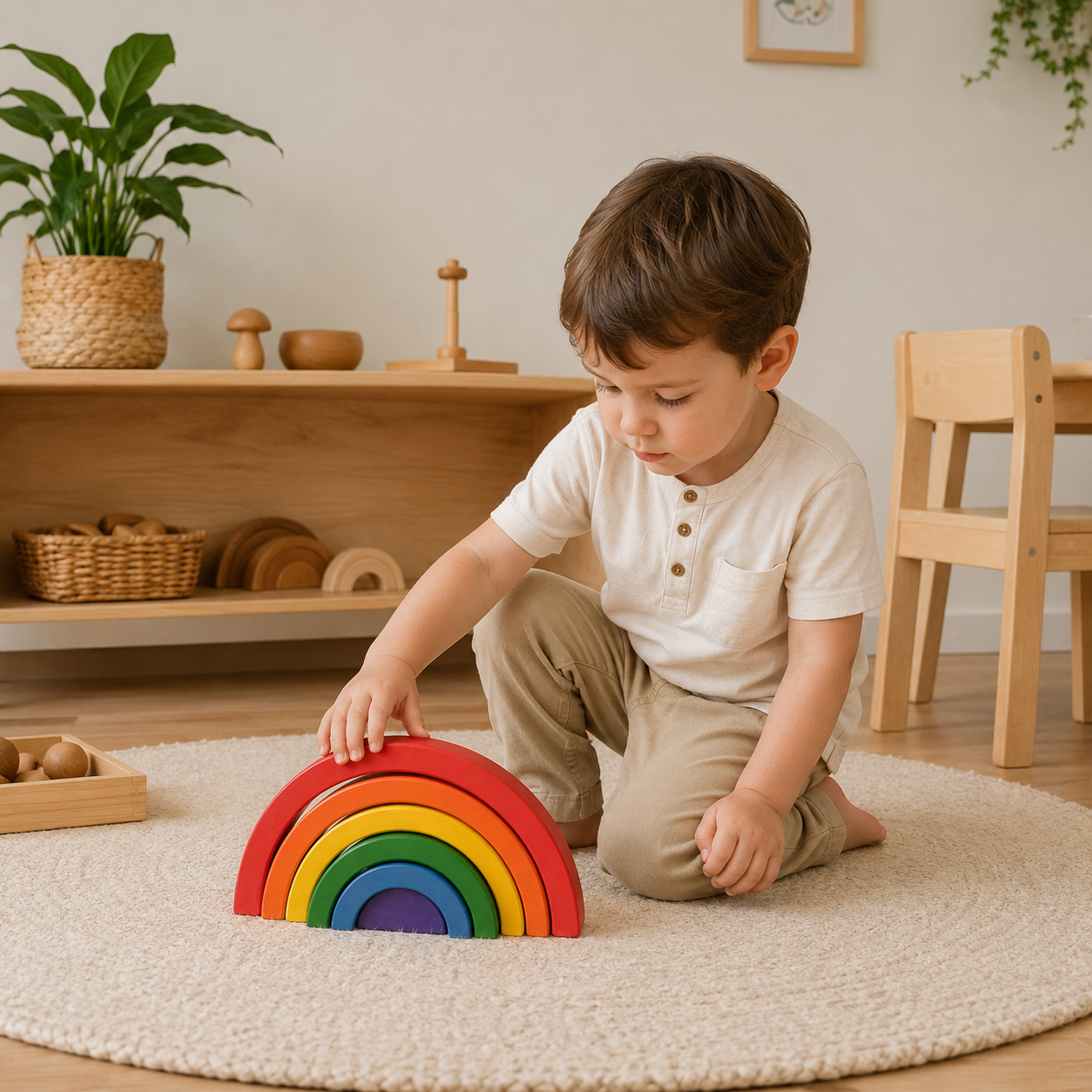 Arcoiris Waldorf de Madera