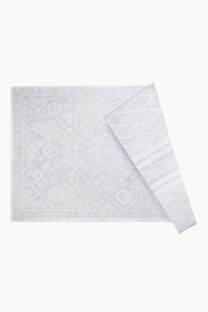 Play Mat Amapolas / Líneas y Rombos Gris