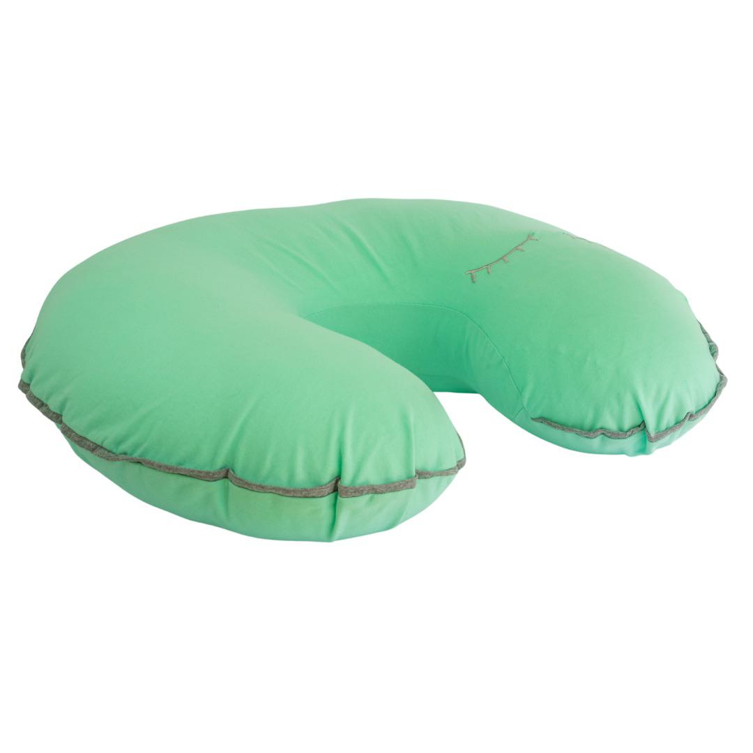 Cojín De Lactancia Soft Menta Pestaña Gris