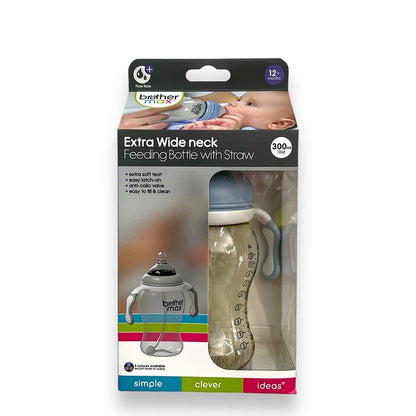 Mamadera con Asas Wide Neck 300ml