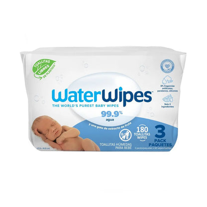 Toallitas Húmedas Biodegradables 3x60 un. – Piel Sensible