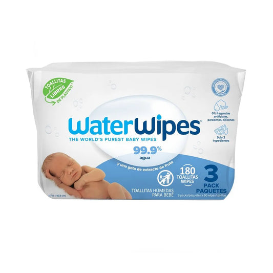 Toallitas Húmedas Biodegradables 3x60 un. – Piel Sensible