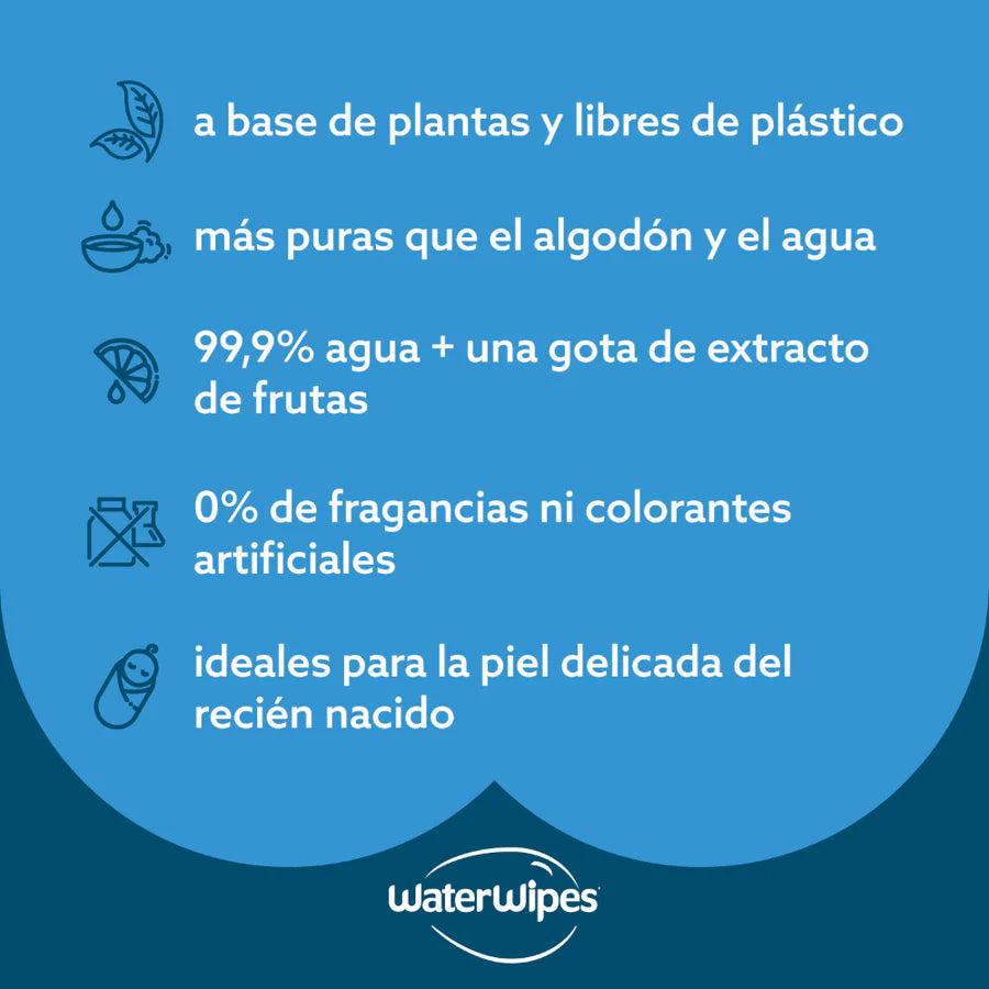 Toallitas Húmedas Biodegradables 3x60 un. – Piel Sensible